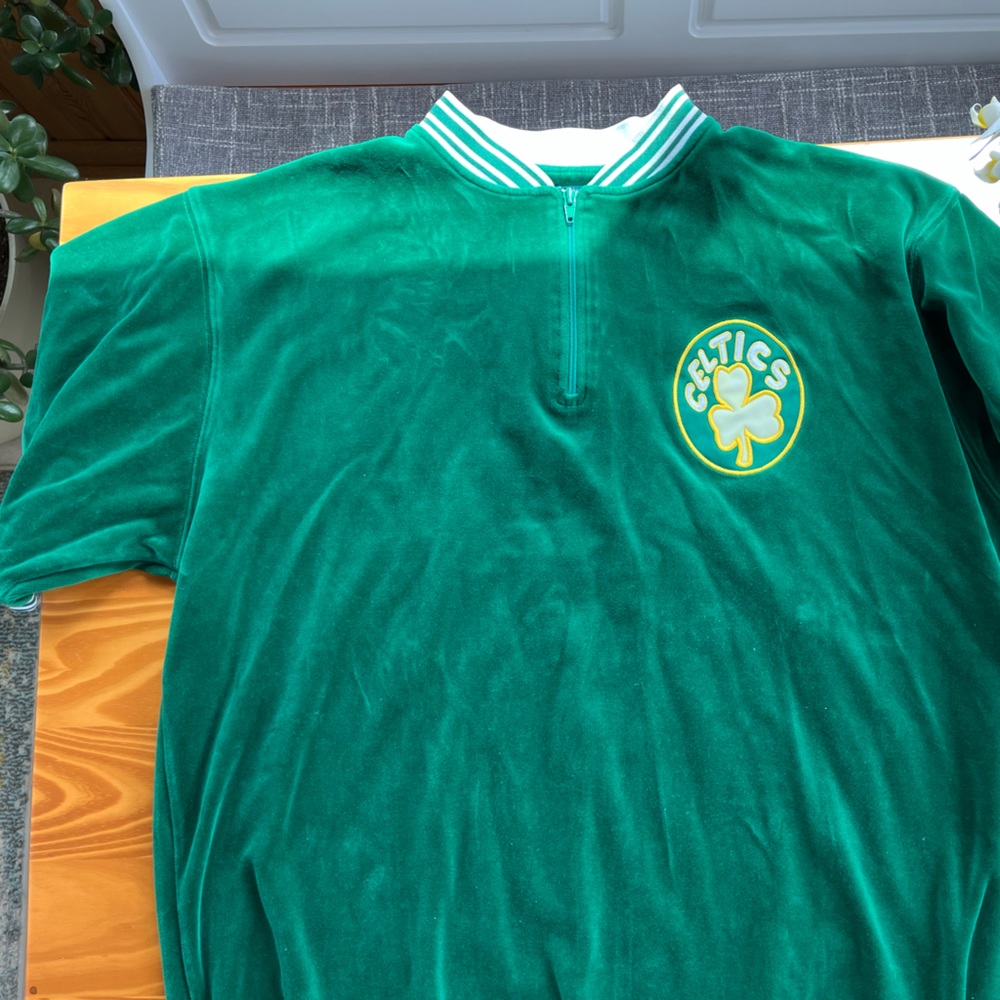 Boston Celtics Velour Shooting Shirt XXL